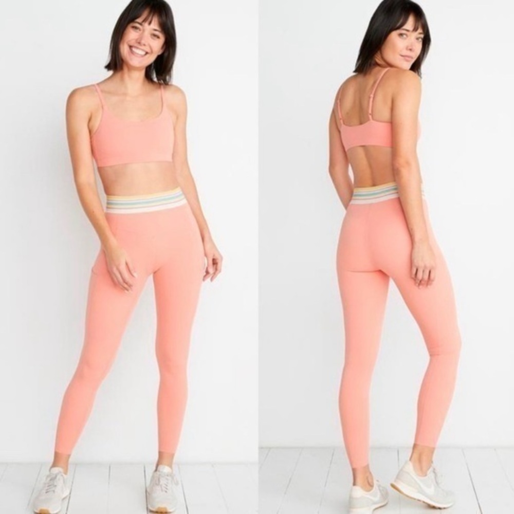 Marine Layer Chill Leggings Coral Rainbow